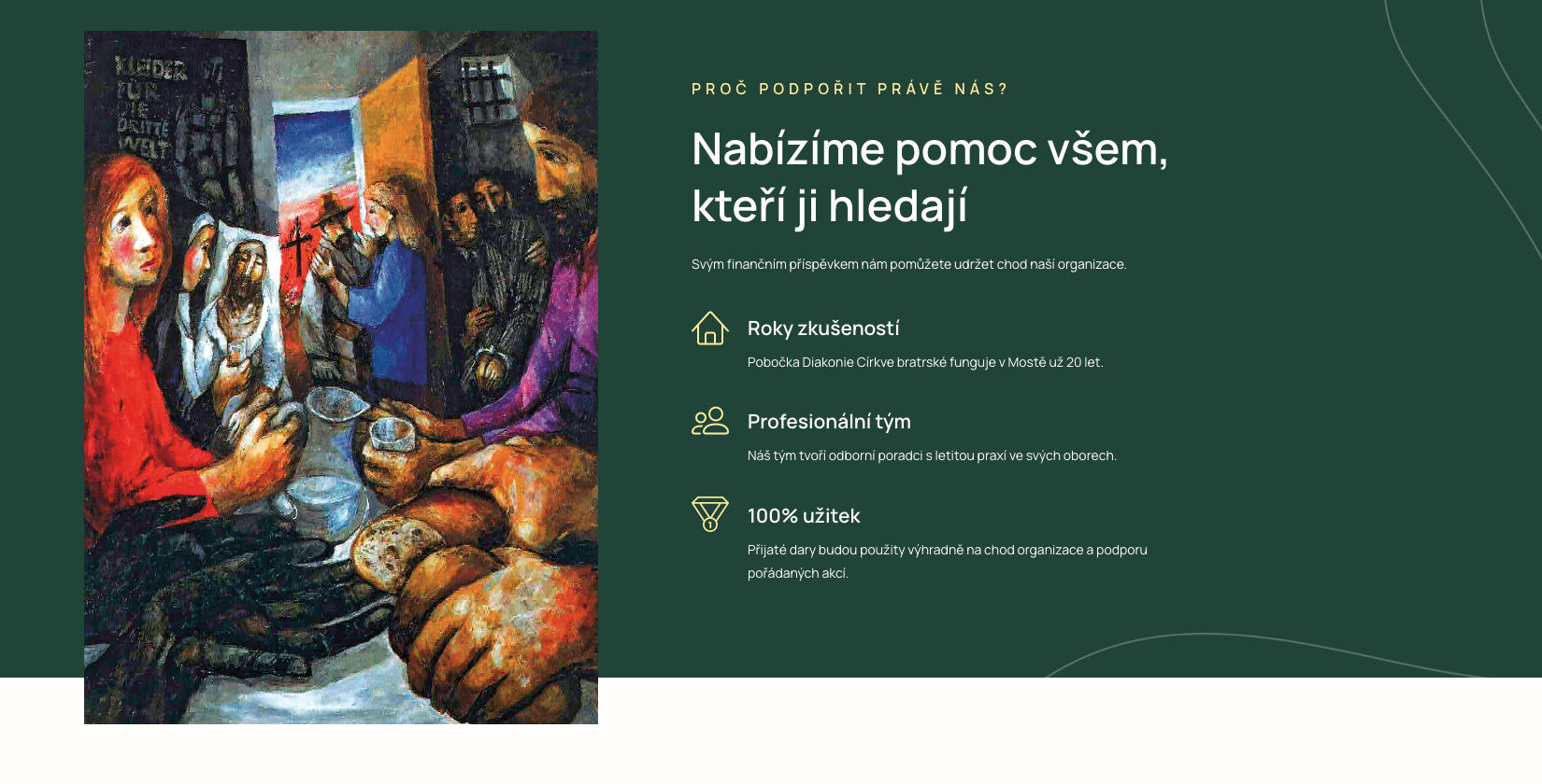 Pobočka Diakonie církve bratrské v Mostě