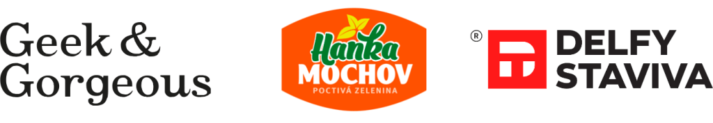 Loga značky Geek&Gorgeous, Hanka Mochov, Delfy Staviva