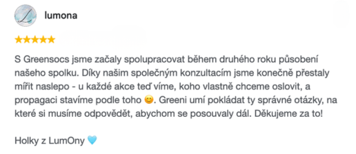 Klientská recenze na služby konzultace